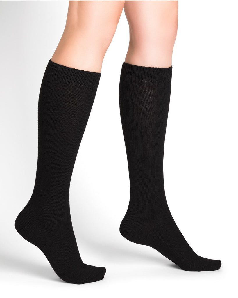 BLEUFORET Cashmere  and Wool Knee High Socks