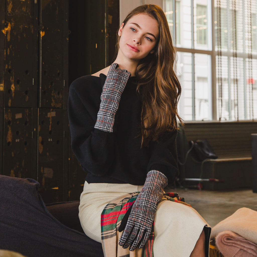 Look By M Long Wool Gloves with Smart Touch Tips - elegance nyc