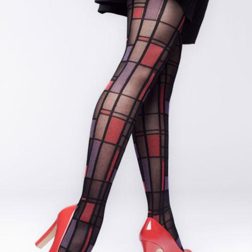 Gerbe -Abstrait Tights - elegance nyc