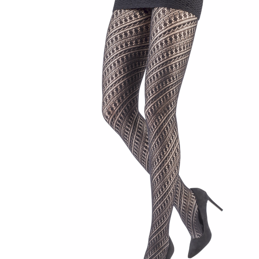 Emilio Cavallini,Emilio Cavallini Emillio Cavallini Graphic Lace Tights -  WEAR