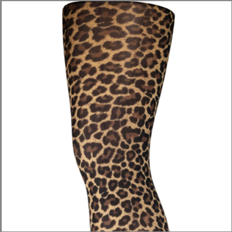 CELESTE STEIN Womens Leggings-Hairy Leopard - elegance nyc