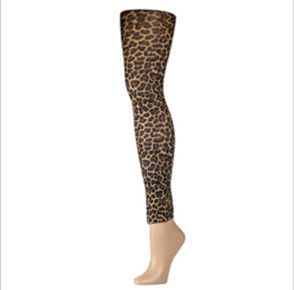 CELESTE STEIN Womens Leggings-Hairy Leopard - elegance nyc