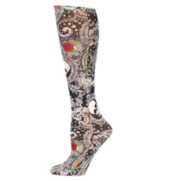 CELESTE STEIN Couture Trouser Socks -Skulldugary - elegance nyc