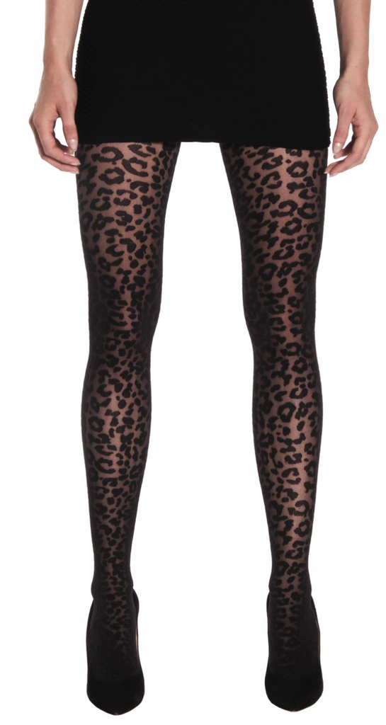 Emilio Cavallini LEOPARD TIGHTS - elegance nyc