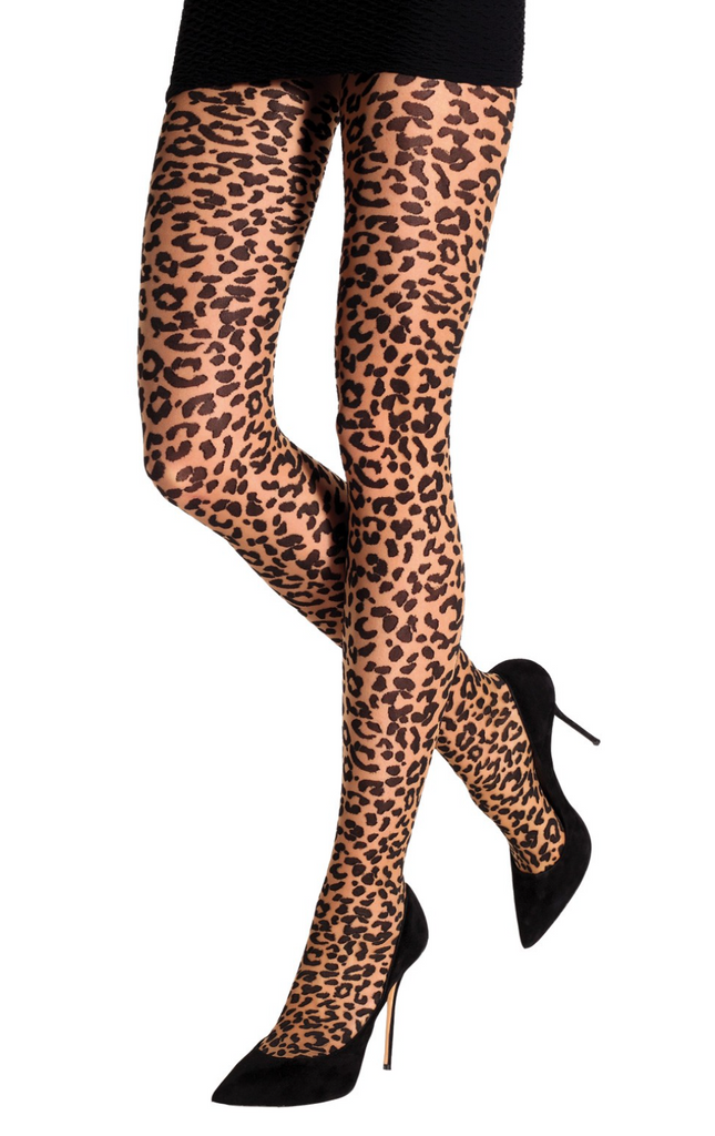 Emilio Cavallini LEOPARD TIGHTS - elegance nyc