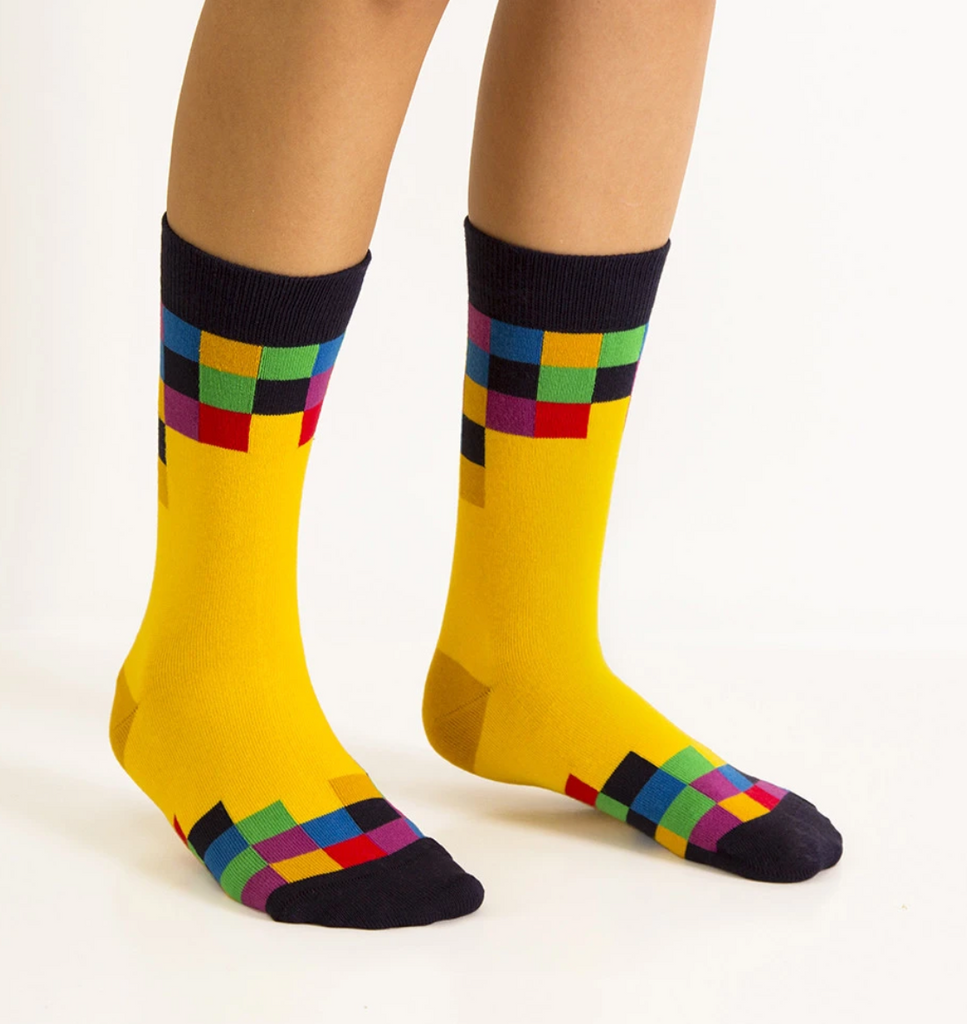Men's Combed Cotton- TV Socks - elegance nyc