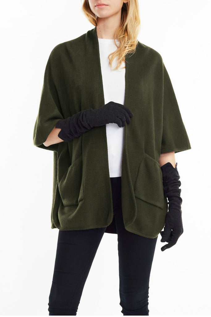 Look By M Basic Cape Poncho - elegance nyc