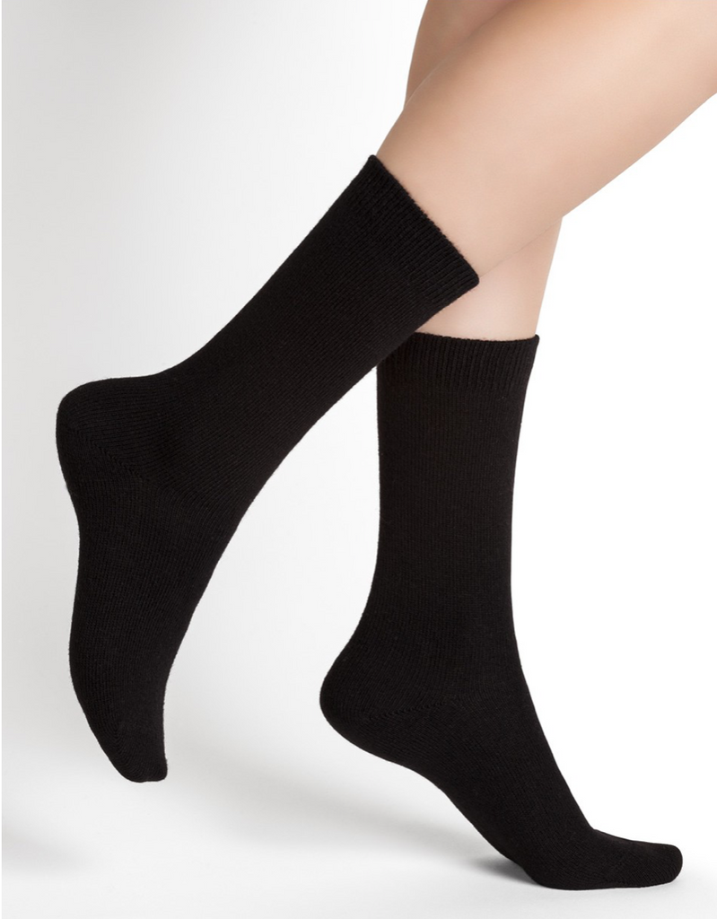 Bleuforêt Wool & Cashmere Women Socks - elegance nyc