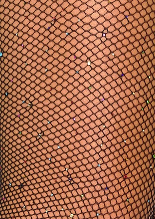 Rhinestone Fishnet Tights - elegance nyc