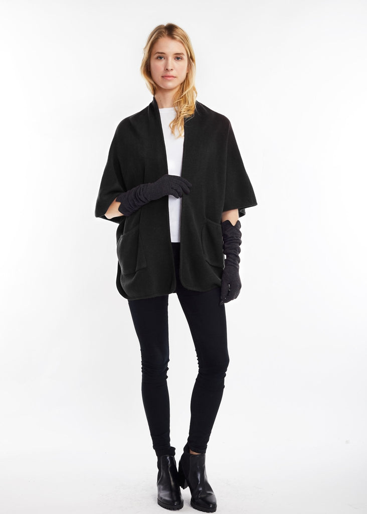 Look By M Basic Cape Poncho - elegance nyc