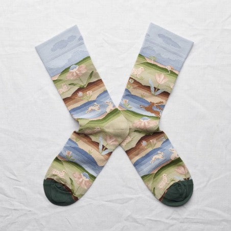 Bonne Maison Socks Sky Landscape - elegance nyc